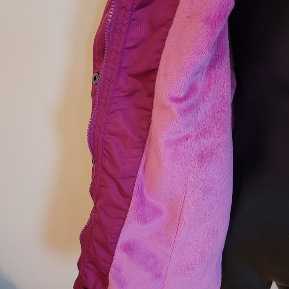 ๐ George ladies fusia/ pink waterproof hooded jacket size M - Picture 4 of 4